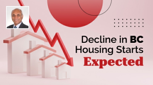 Decline in BC Housing Starts Expected