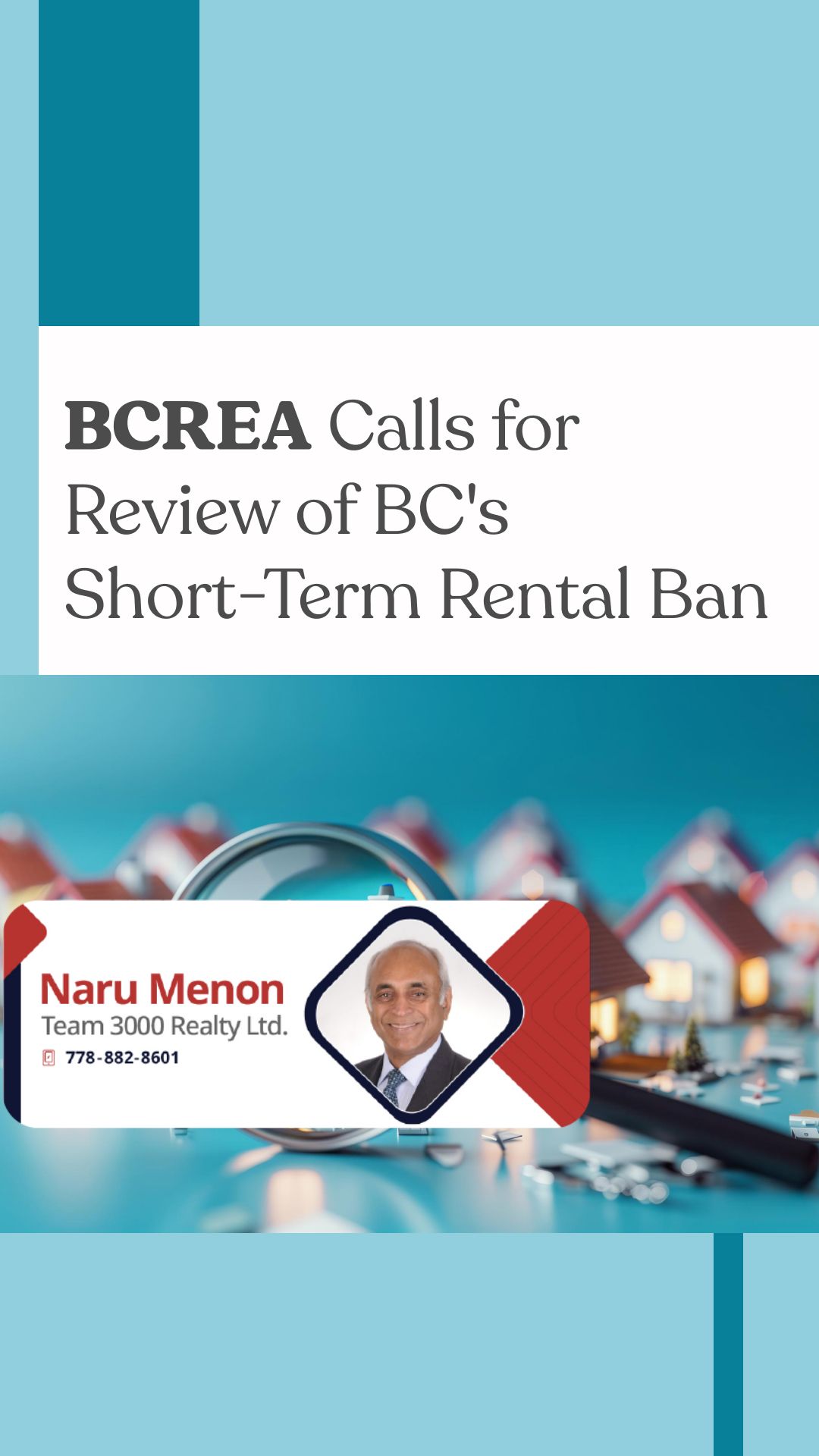 BCREA Calls for Review of BC’s Short-Term Rental Ban