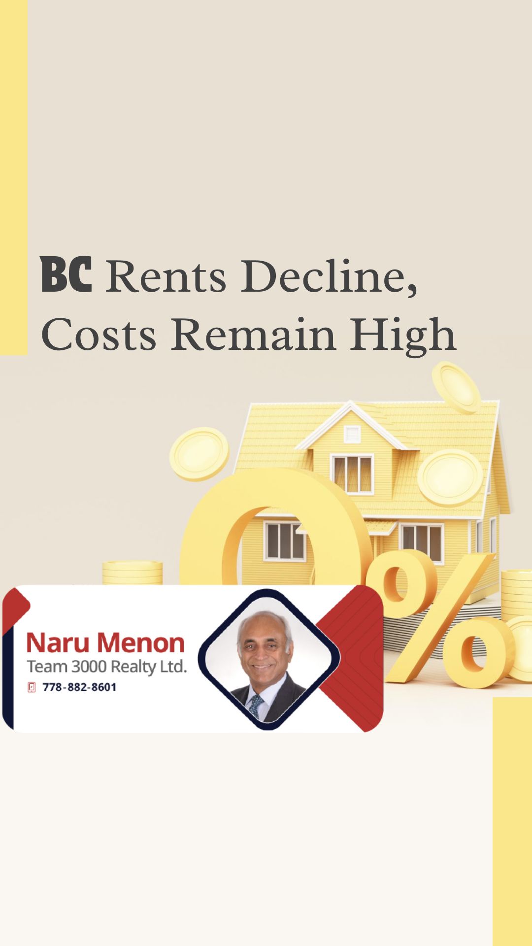 BC Sees Rent Decline, but Costs Remain High