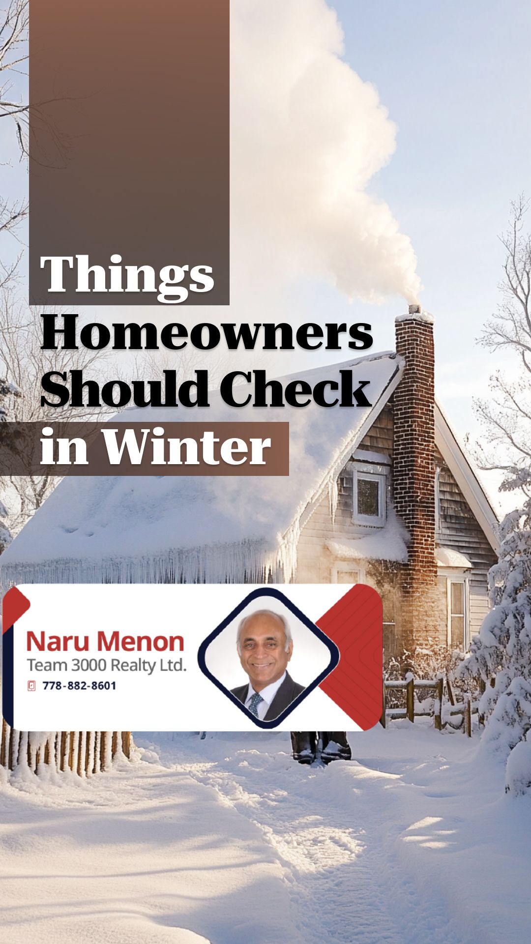 Things Homeowners Should Check in Winter