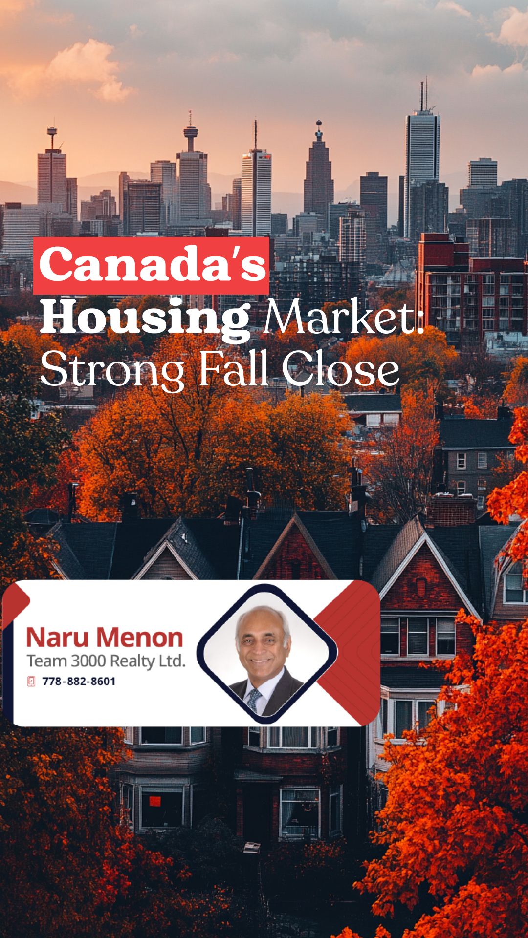 Canada’s Housing Market Sees Strong Fall Close